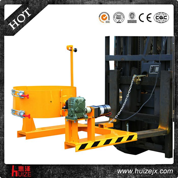 叉車(chē)專(zhuān)用倒桶機具（塑鐵桶，電翻轉）