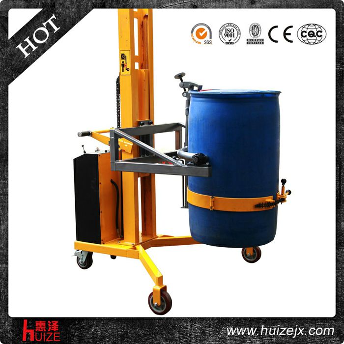 半電動(dòng)油桶車(chē)（直角腿，夾鐵桶翻轉）